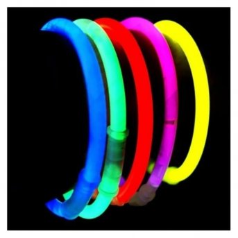 Pulseras Luminosas Unicolor (15 uds)