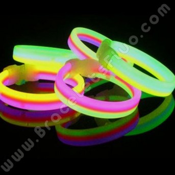 Bracelets Fluo Triples (33 u.)