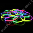 Bracelets Fluo Tricolores (100 u.)